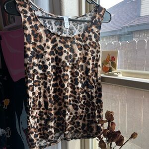 Ambiance apparel animal print tank top